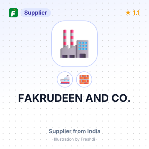 FAKRUDEEN AND CO. – summary card, no photo uploaded yet