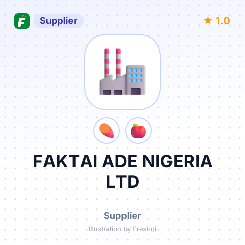 FAKTAI ADE NIGERIA LTD – summary card, no photo uploaded yet