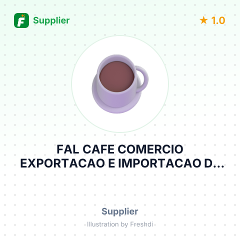 FAL CAFE COMERCIO EXPORTACAO E IMPORTACAO DE CAFE LTDA – summary card, no photo uploaded yet