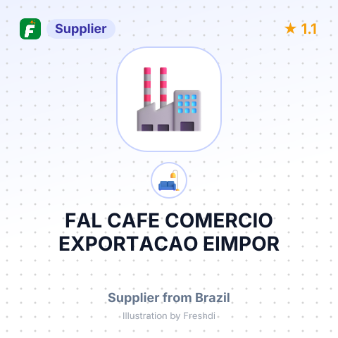 FAL CAFE COMERCIO EXPORTACAO EIMPOR – summary card, no photo uploaded yet