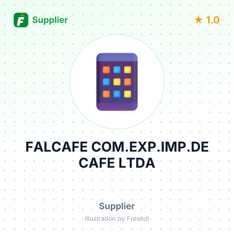 FALCAFE COM.EXP.IMP.DE CAFE LTDA – summary card, no photo uploaded yet