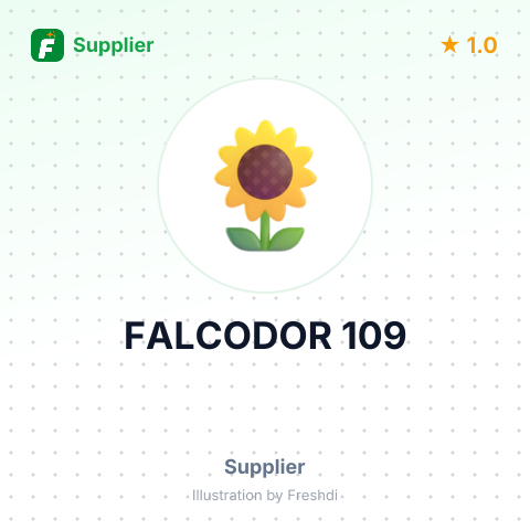 FALCODOR 109 – summary card, no photo uploaded yet