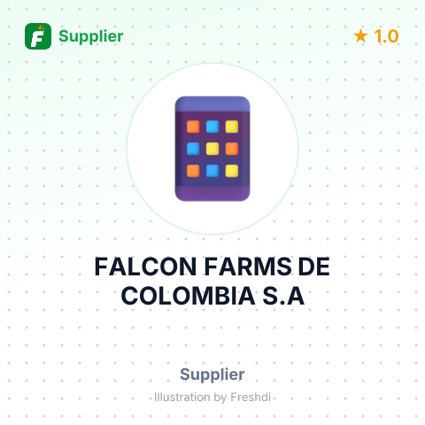 FALCON FARMS DE COLOMBIA S.A – summary card, no photo uploaded yet