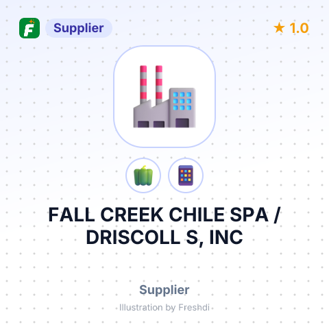 FALL CREEK CHILE SPA / DRISCOLL S, INC – summary card, no photo uploaded yet