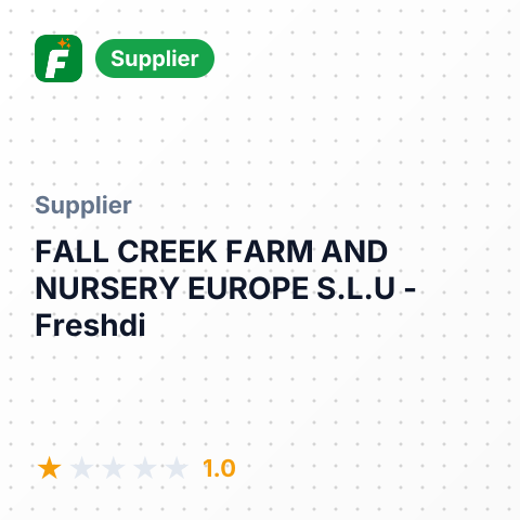 FALL CREEK FARM AND NURSERY EUROPE S.L.U – summary card, no photo uploaded yet
