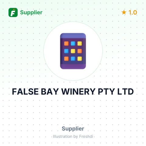FALSE BAY WINERY PTY LTD – summary card, no photo uploaded yet