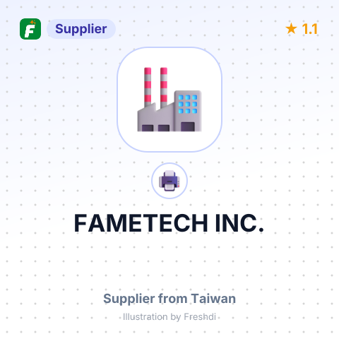 FAMETECH INC. – summary card, no photo uploaded yet