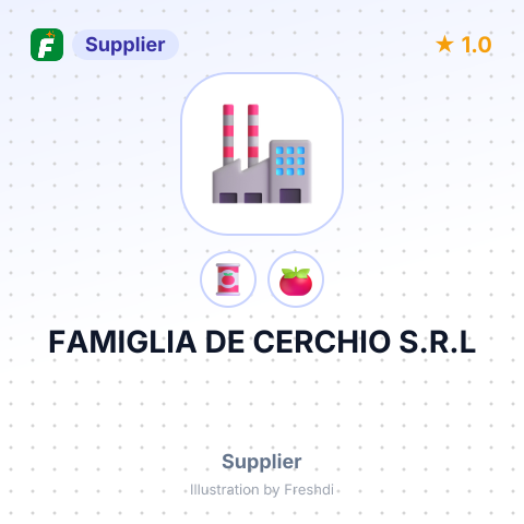FAMIGLIA DE CERCHIO S.R.L – summary card, no photo uploaded yet