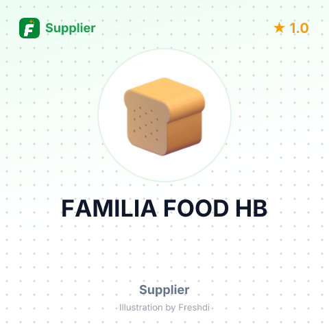 FAMILIA FOOD HB – summary card, no photo uploaded yet