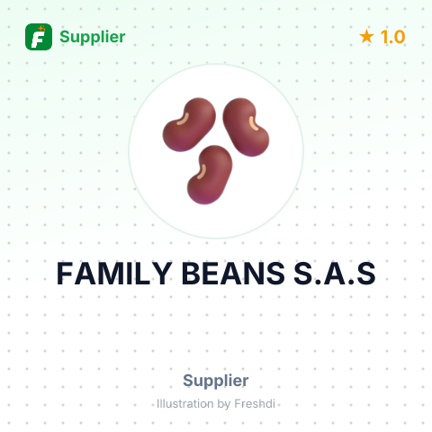 FAMILY BEANS S.A.S – summary card, no photo uploaded yet