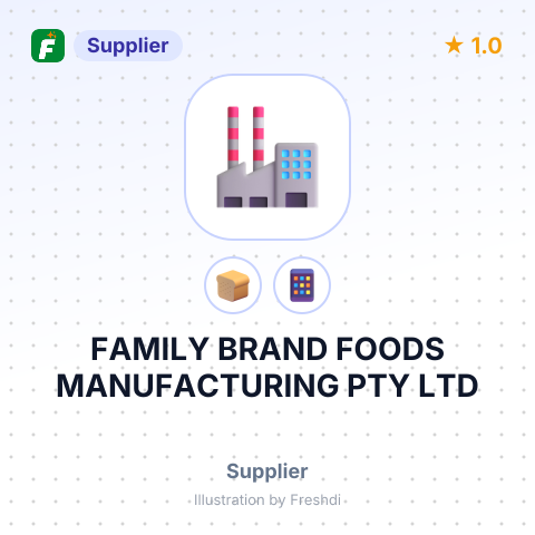 FAMILY BRAND FOODS MANUFACTURING PTY LTD – summary card, no photo uploaded yet