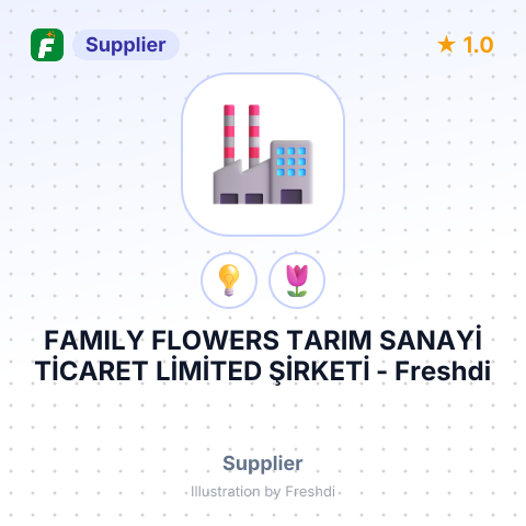FAMILY FLOWERS TARIM SANAYİ TİCARET LİMİTED ŞİRKETİ – summary card, no photo uploaded yet