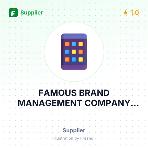 FAMOUS BRAND MANAGEMENT COMPANY PTY LTD – summary card, no photo uploaded yet