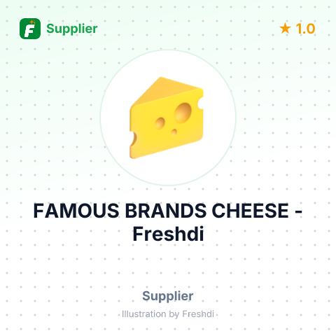 FAMOUS BRANDS CHEESE – summary card, no photo uploaded yet