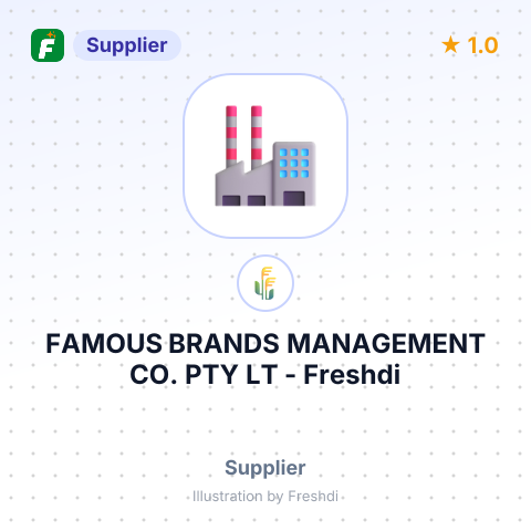 FAMOUS BRANDS MANAGEMENT CO. PTY LT – summary card, no photo uploaded yet