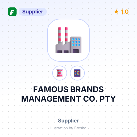 FAMOUS BRANDS MANAGEMENT CO. PTY – summary card, no photo uploaded yet