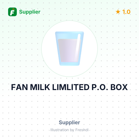FAN MILK LIMLITED P.O. BOX – summary card, no photo uploaded yet