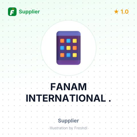 FANAM INTERNATIONAL . – summary card, no photo uploaded yet