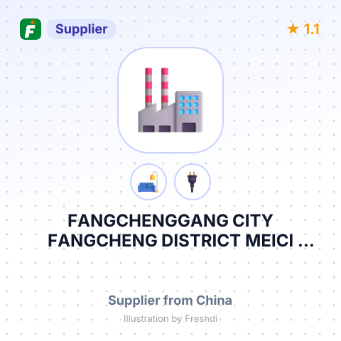 FANGCHENGGANG CITY FANGCHENG DISTRICT MEICI TRADING CO.LTD – summary card, no photo uploaded yet