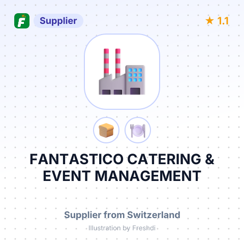 FANTASTICO CATERING & EVENT MANAGEMENT – summary card, no photo uploaded yet