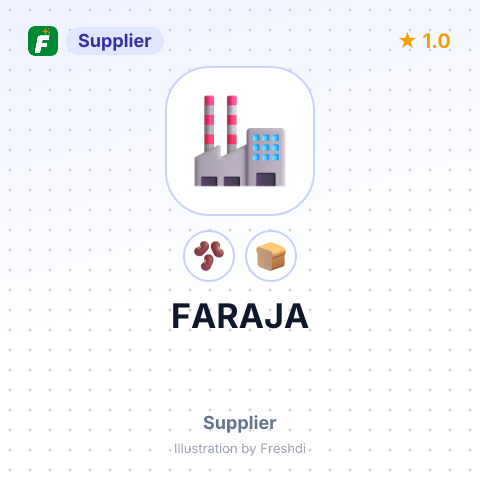 FARAJA – summary card, no photo uploaded yet