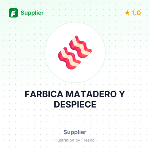 FARBICA MATADERO Y DESPIECE – summary card, no photo uploaded yet
