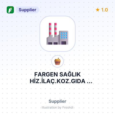 FARGEN SAĞLIK HİZ.İLAÇ.KOZ.GIDA ÜRÜNLERİSAN.VE TİC LTD – summary card, no photo uploaded yet