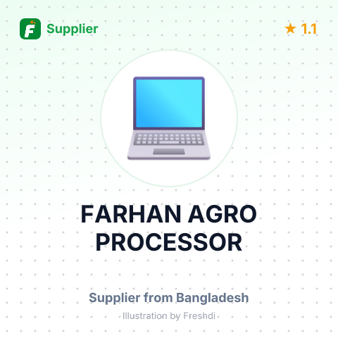 FARHAN AGRO PROCESSOR – summary card, no photo uploaded yet