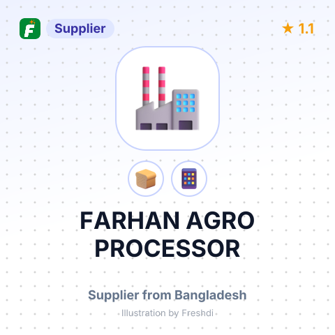 FARHAN AGRO PROCESSOR – summary card, no photo uploaded yet
