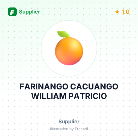 FARINANGO CACUANGO WILLIAM PATRICIO – summary card, no photo uploaded yet
