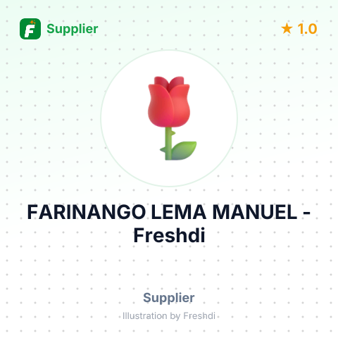 FARINANGO LEMA MANUEL – summary card, no photo uploaded yet