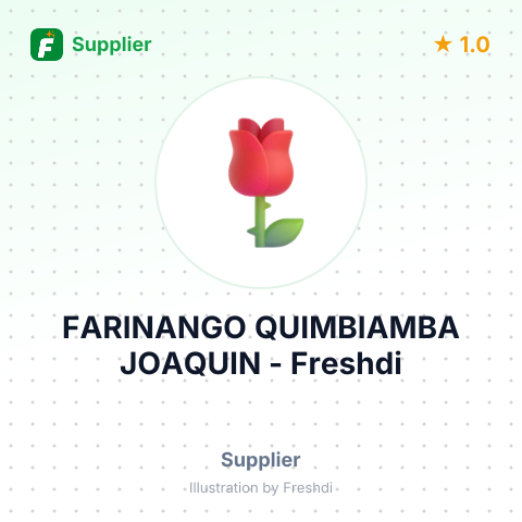 FARINANGO QUIMBIAMBA JOAQUIN – summary card, no photo uploaded yet