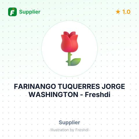 FARINANGO TUQUERRES JORGE WASHINGTON – summary card, no photo uploaded yet