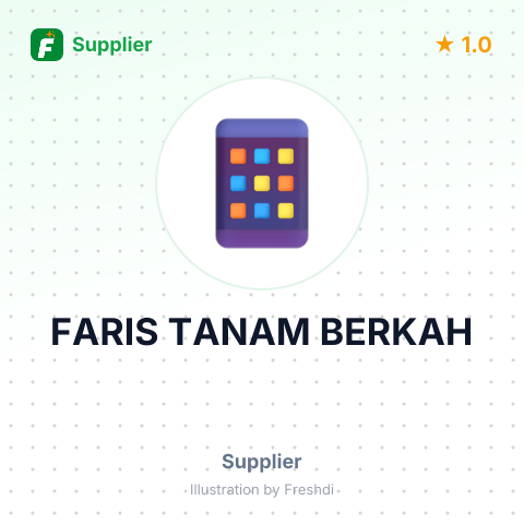 FARIS TANAM BERKAH – summary card, no photo uploaded yet