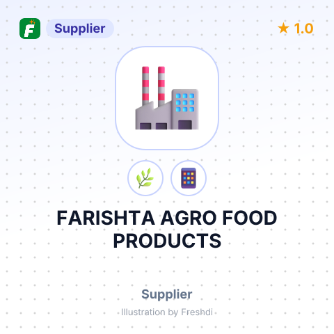 FARISHTA AGRO FOOD PRODUCTS – summary card, no photo uploaded yet