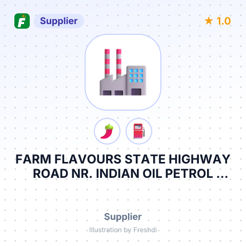 FARM FLAVOURS STATE HIGHWAY ROAD NR. INDIAN OIL PETROL PUMP UNJHA - – summary card, no photo uploaded yet