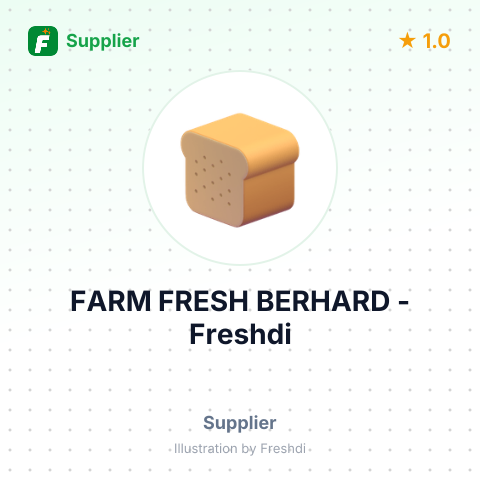 FARM FRESH BERHARD – summary card, no photo uploaded yet