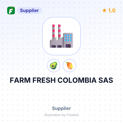 FARM FRESH COLOMBIA SAS – summary card, no photo uploaded yet