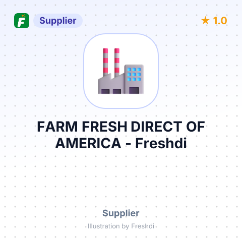FARM FRESH DIRECT OF AMERICA – summary card, no photo uploaded yet