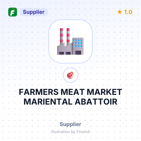 FARMERS MEAT MARKET MARIENTAL ABATTOIR – summary card, no photo uploaded yet