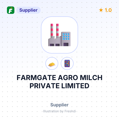 FARMGATE AGRO MILCH PRIVATE LIMITED – summary card, no photo uploaded yet