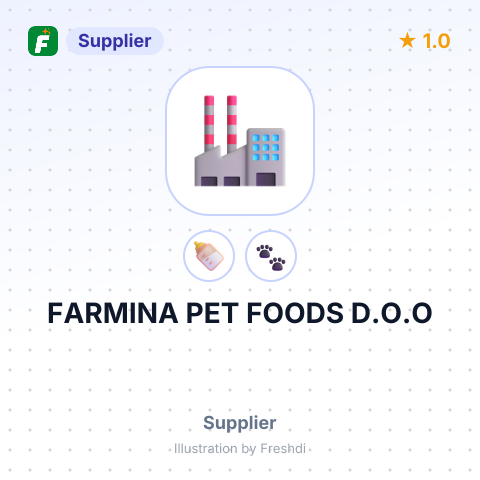FARMINA PET FOODS D.O.O – summary card, no photo uploaded yet