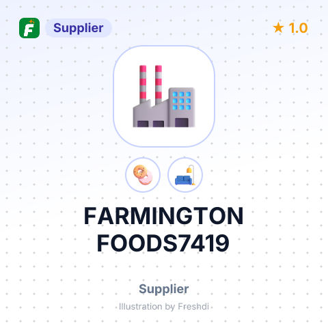 FARMINGTON FOODS7419 – summary card, no photo uploaded yet