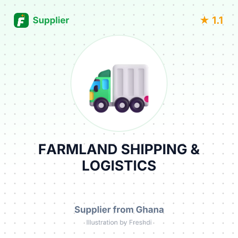 FARMLAND SHIPPING & LOGISTICS – summary card, no photo uploaded yet