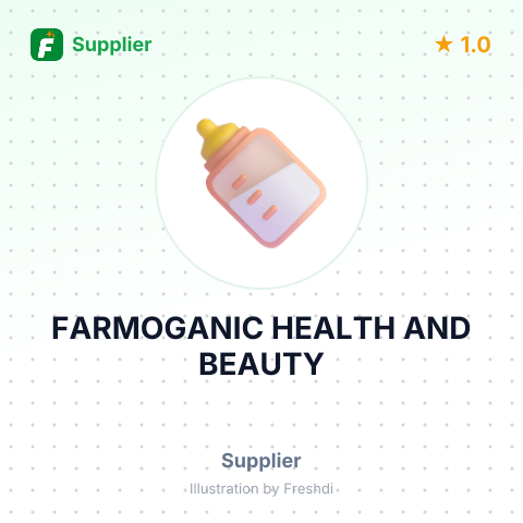 FARMOGANIC HEALTH AND BEAUTY – summary card, no photo uploaded yet