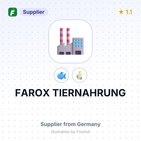 FAROX TIERNAHRUNG – summary card, no photo uploaded yet