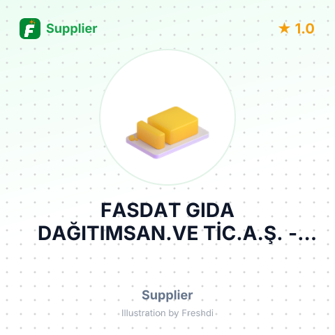 FASDAT GIDA DAĞITIMSAN.VE TİC.A.Ş. – summary card, no photo uploaded yet