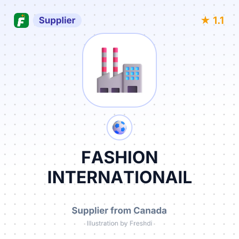 FASHION INTERNATIONAIL – summary card, no photo uploaded yet
