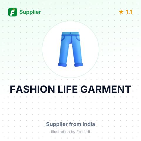 FASHION LIFE GARMENT – summary card, no photo uploaded yet