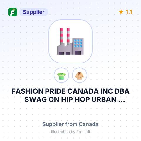 FASHION PRIDE CANADA INC DBA SWAG ON HIP HOP URBAN CLOTHING – summary card, no photo uploaded yet